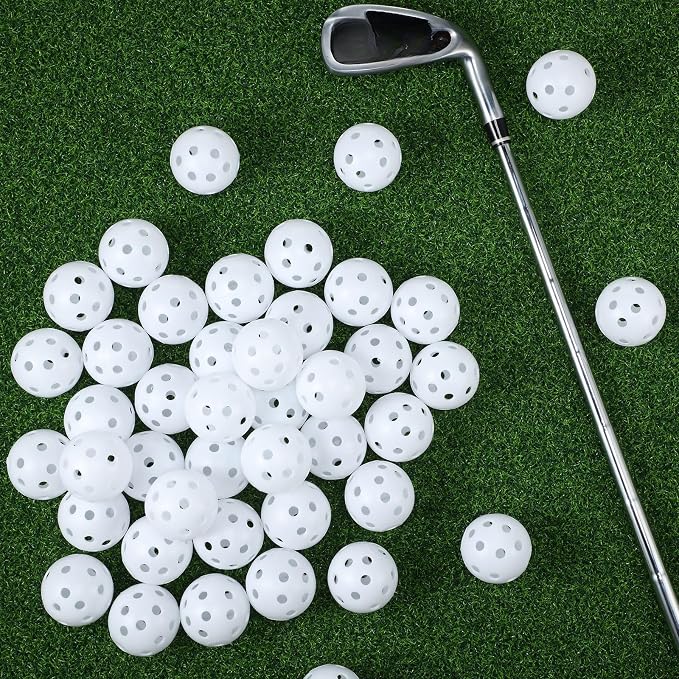 Tradder 120 Pcs 42mm Practice Golf Balls Hollow Sports Golf Training Balls - Image 3