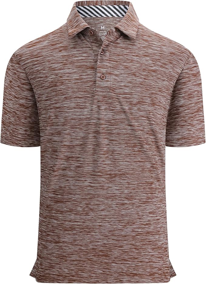 Alex Vando Mens Golf Shirt Moisture Wicking Quick-Dry Short Sleeve Casual Polo by AlexVando