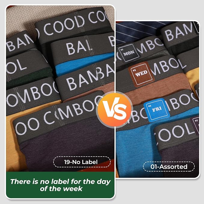 BAMBOO COOL Men's Ultra ComfortSoft Underwear, Moisture Wicking & Breathable No - Image 5