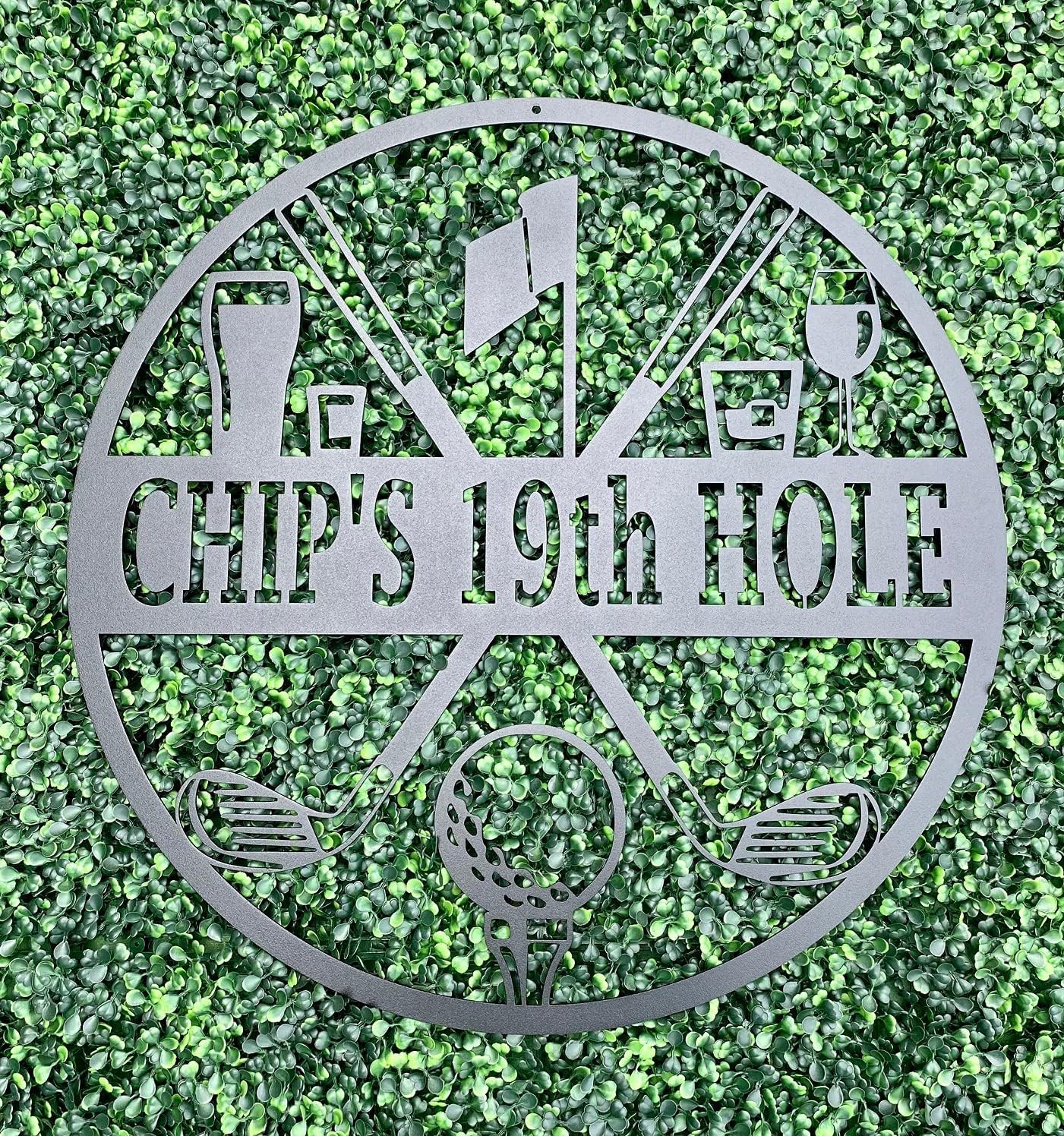 19th Hole Custom Golf Sign