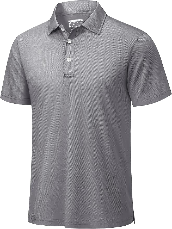 TACVASEN Mens Golf Shirt Dry Fit Mens Polo Shirts Short Sleeve Performance Golf by TACVASEN