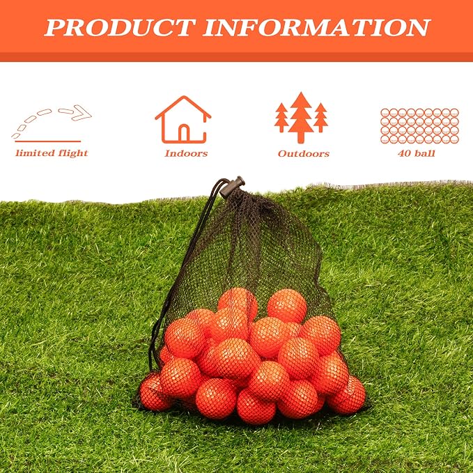 40 Pack Foam Golf Practice Balls - Image 5