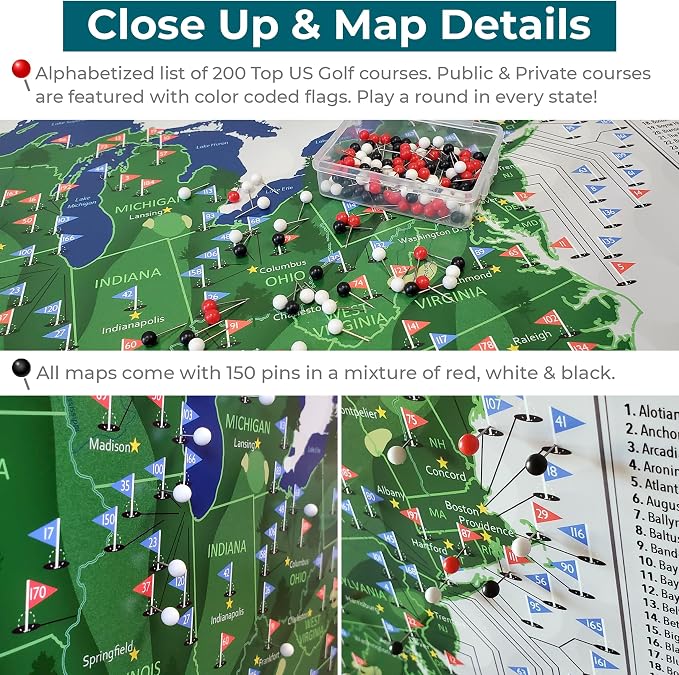Push Pin Travel Maps Customizable Wall Art - Image 3