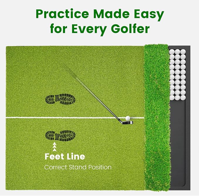 Dual Turf Golf Hitting Mat - Image 7