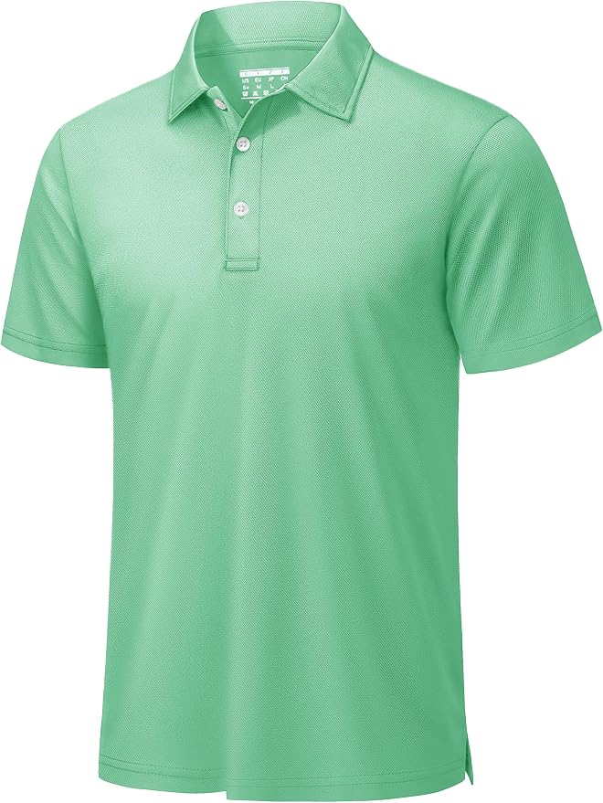 TACVASEN Mens Golf Shirt Dry Fit Mens Polo Shirts Short Sleeve Performance Golf by TACVASEN