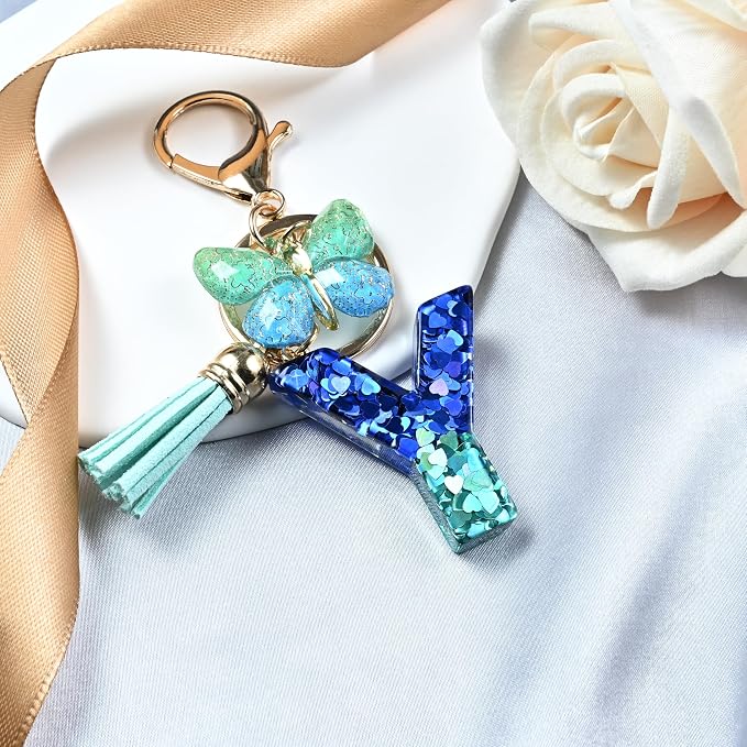 JINGUAZI Initial letter Keychains - Image 3