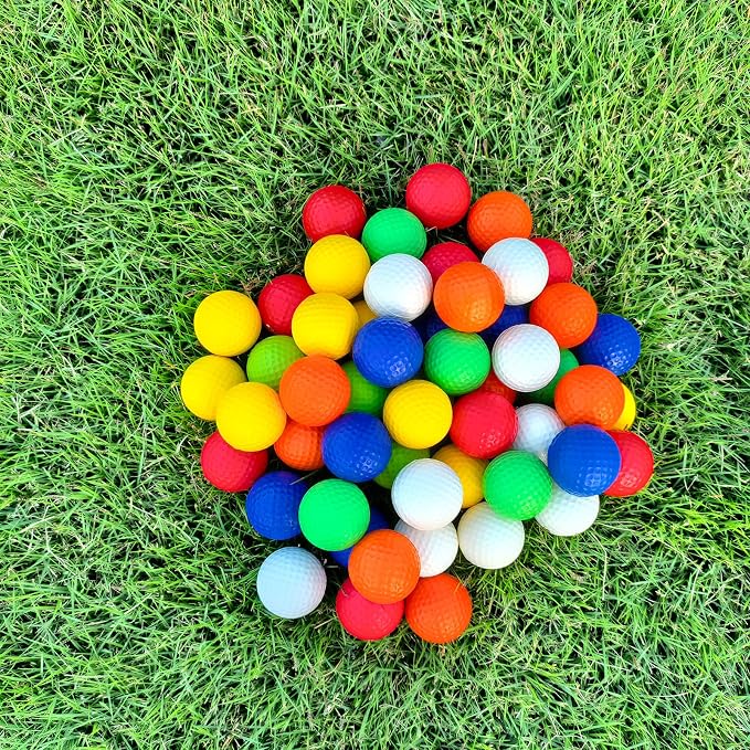Foam Golf Practice Balls 16 or 54 Pack Soft Limited Flight Golf Balls - Image 6
