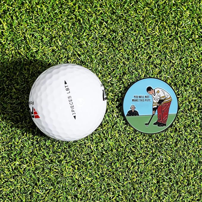 Enamel Golf Ball Marker with Magnetic Hat Clip - Image 4