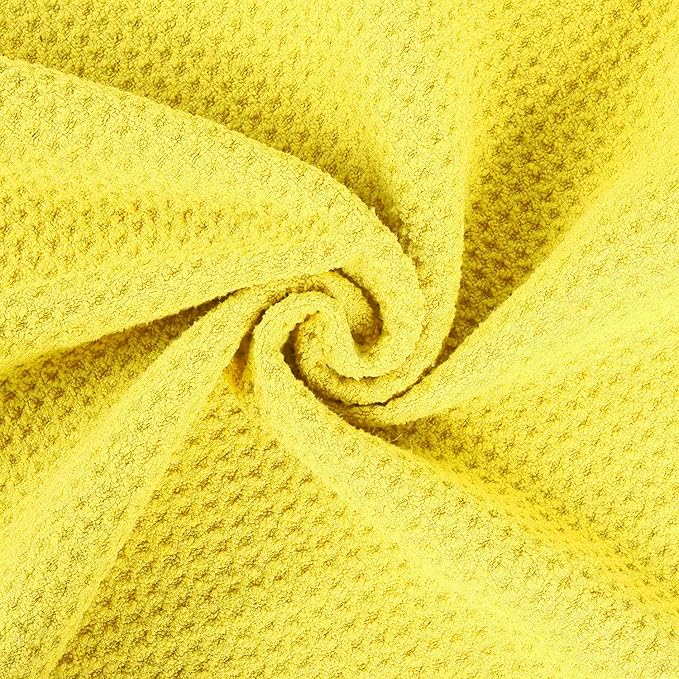 VIVIDLY 2 Pack Tri-fold Golf Towels, Premium Microfiber Fabric Waffle Pattern - Image 6