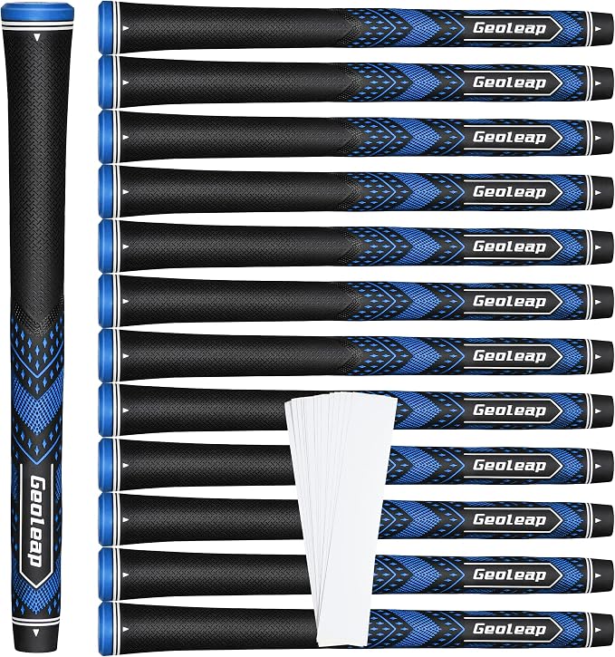 Geoleap Golf Grips Set of 13- Soft Golf Club Grips, 13 Grips by Geoleap