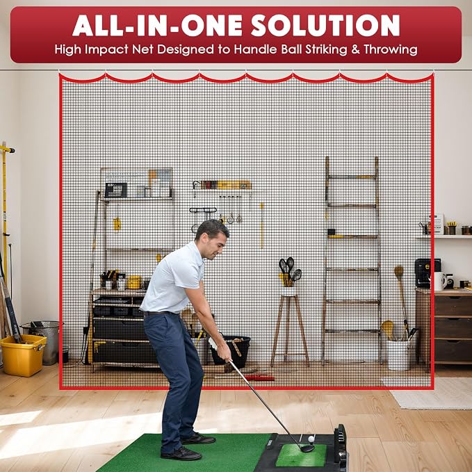 Golf Hitting Net Set 10ft Golf Practice Netting - Image 5