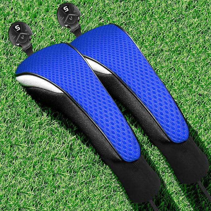 FINGER TEN Golf Club Head Covers Woods Hybrids 1/2/3/4 Pack, Headcovers Men by FINGERTENSport