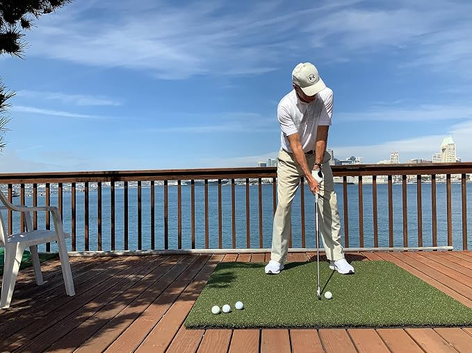 Original Country Club Elite by Real Feel Golf Mat 5x5 ft, Thick Outdoor & - Image 9