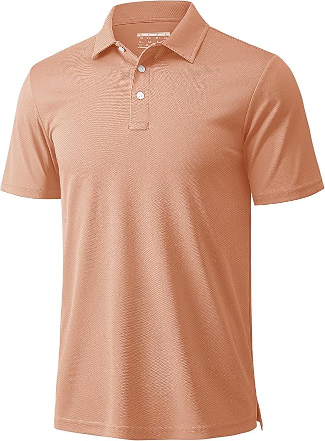 MAGCOMSEN Men's Polo Shirts 3 Buttons Casual Work T Shirts Quick Dry Short by MAGCOMSEN
