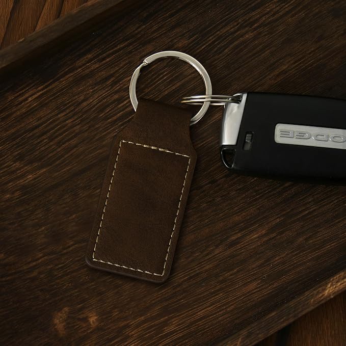 LaserGram Rectangle Keychain, Disc Golf, Personalized Engraving Included - Image 4