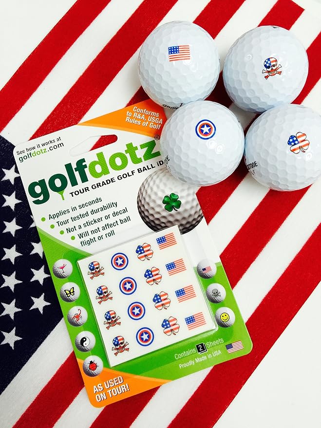 Golfdotz - USGA Rule Conforming Novelty Golf Ball Markers, Golf Ball Stickers - Image 2