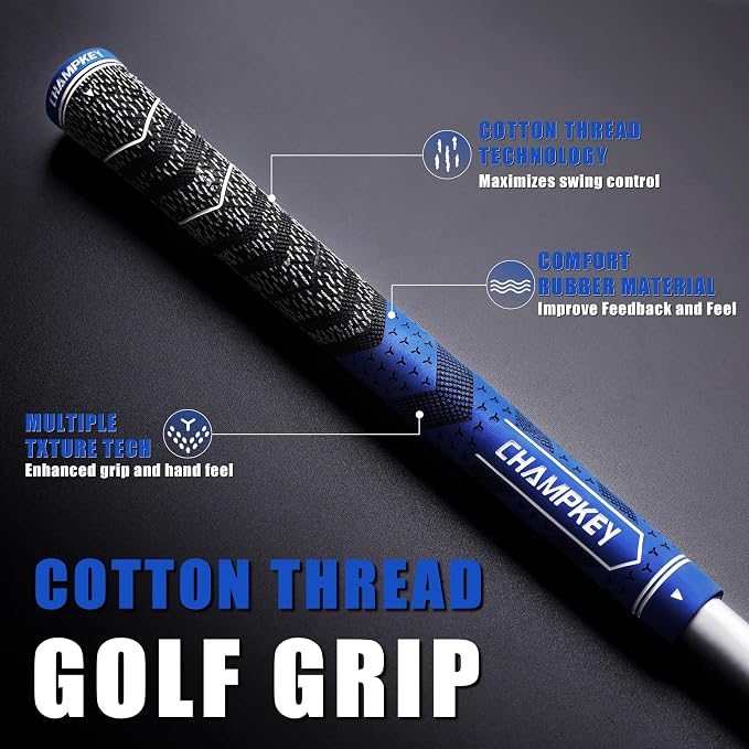 CHAMPKEY Half Cord Golf Grips 13 Pack - Image 2