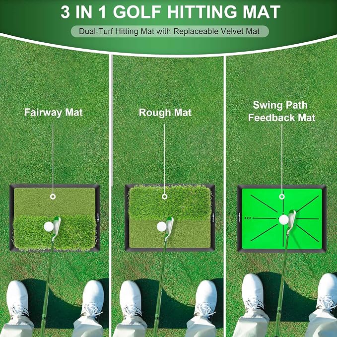 Dual-Turf Golf Hitting Mat - Image 2