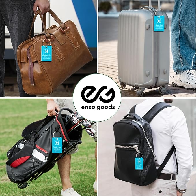 Personalized Luggage Tag | 6 Pack | Custom Luggage Tags - Image 5