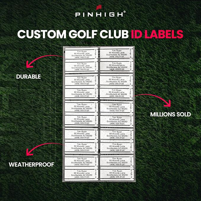 Golf Essentials: Personalized ID Labels, Pro Scorecards & Game Guides. - Image 7