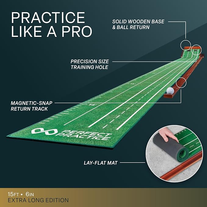 Perfect Practice Golf Putting Mat - Image 2