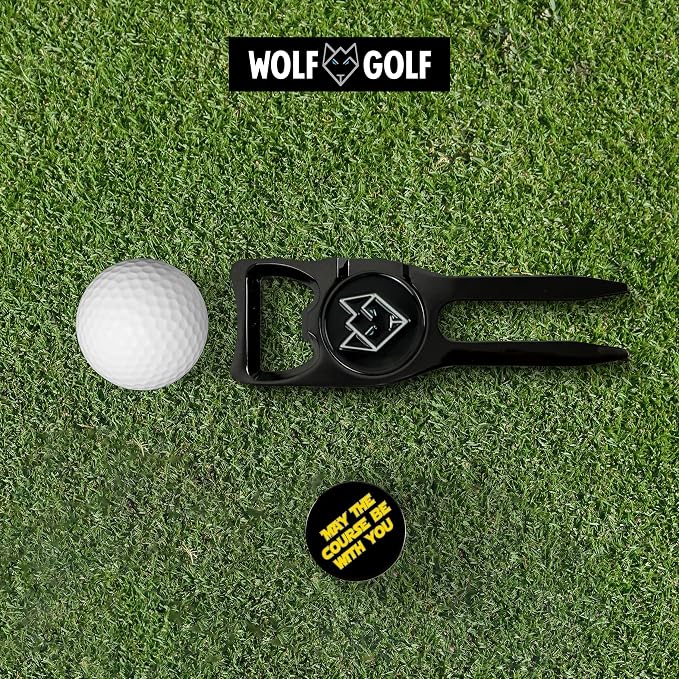 Wolf Golf Towels Divot Repair Tool | 6-in-1 Premium Divot Tool - Image 8