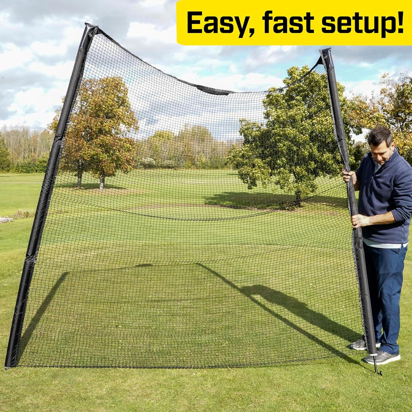 IZZO Insta Golf Practice Hitting Net (8 Ft x 8 Ft)