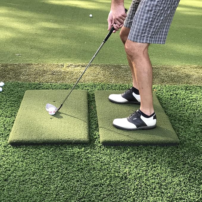 The Original Country Club Elite by Real Feel Golf Mats 20”X36” Twin Combo by RealFeelGolfMats